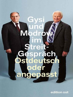 cover image of Ostdeutsch oder angepasst